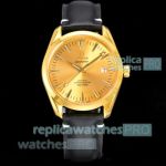 Super Copy VS Factory Omega Seamaster Aqua Terra 150m Champagne Gold Face 39mm Watch 
